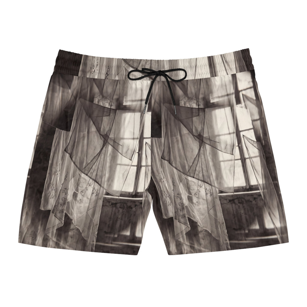 Men's Mid-Length Swim Shorts - Spectral Veils | Echovira...