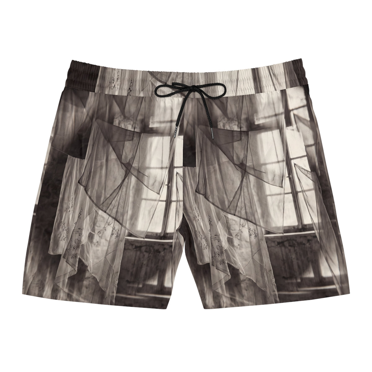Men's Mid-Length Swim Shorts - Spectral Veils | Echovira...