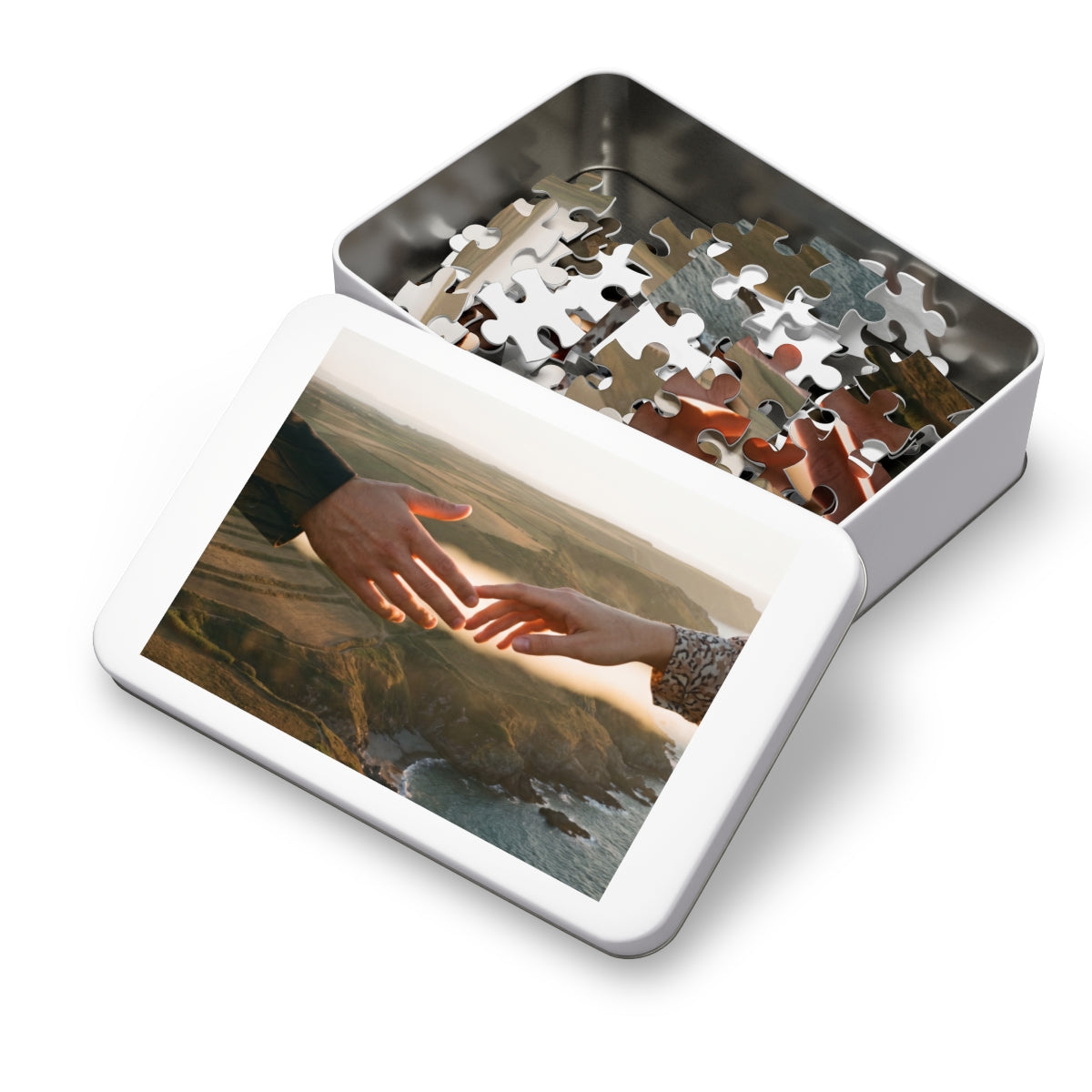 Jigsaw Puzzle with Tin - The Infinite Touch | Ethereal... |...