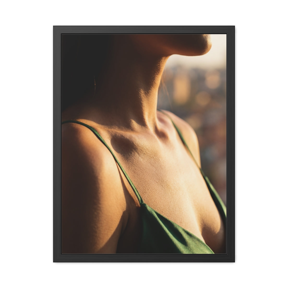 Framed Poster - Sunlit Muse Gallery Art — Portrait