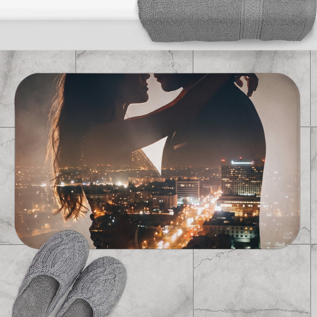 Bath Mat - Midnight City Romance | Echovira Gallery
