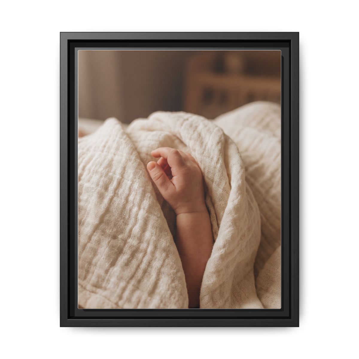 Framed Matte Canvas - Neutral Nursery
