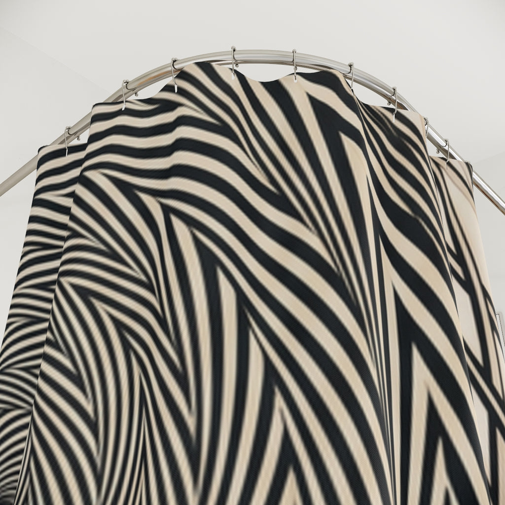Shower Curtain - Kinetic Vortex Spa Statement | Echovira...