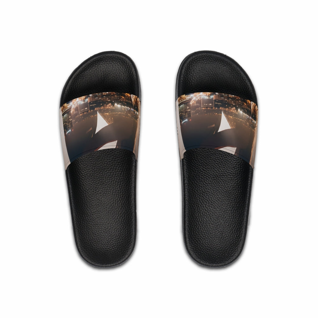 Men's Slide Sandals - Midnight City lights | Echovira...