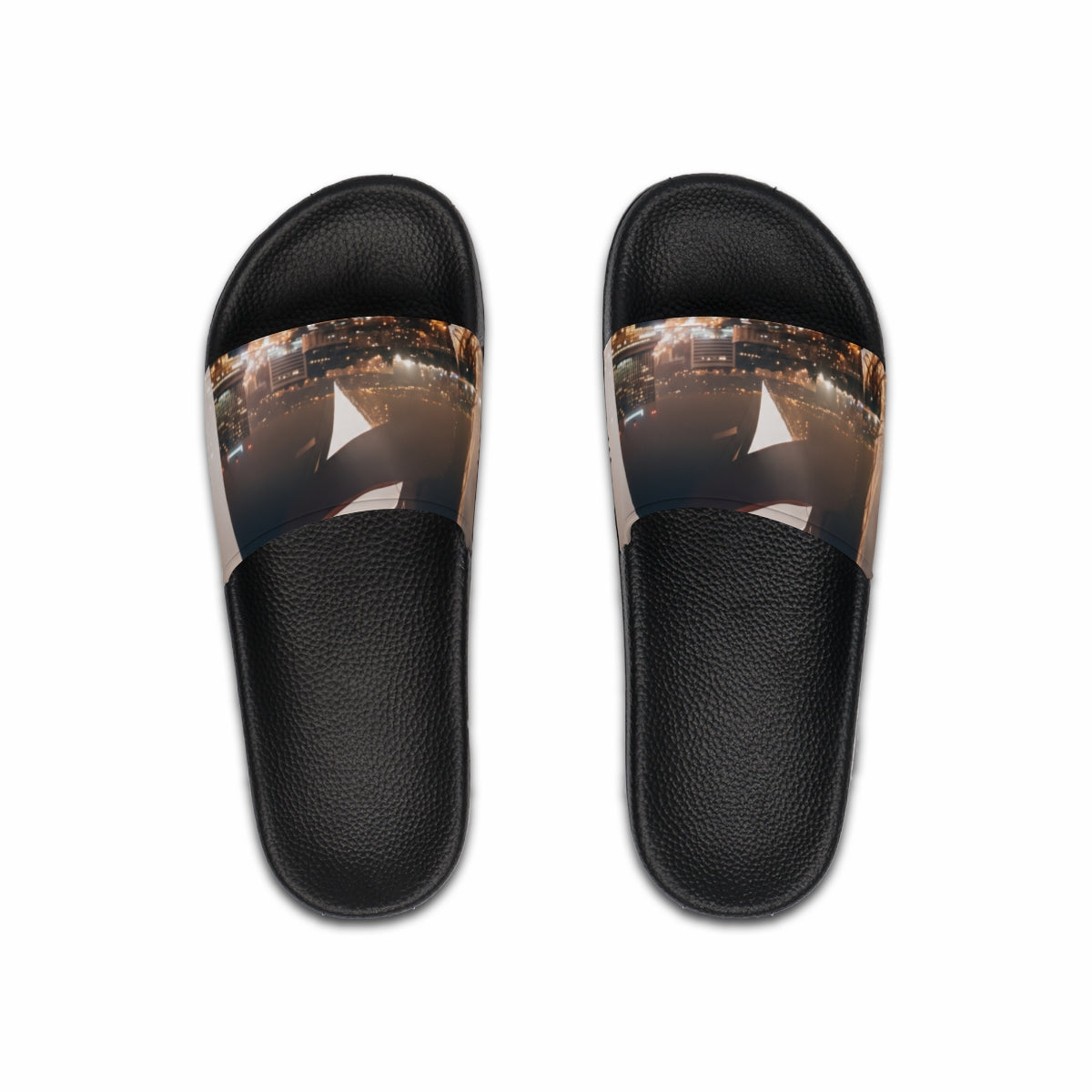 Men's Slide Sandals - Midnight City lights | Echovira...