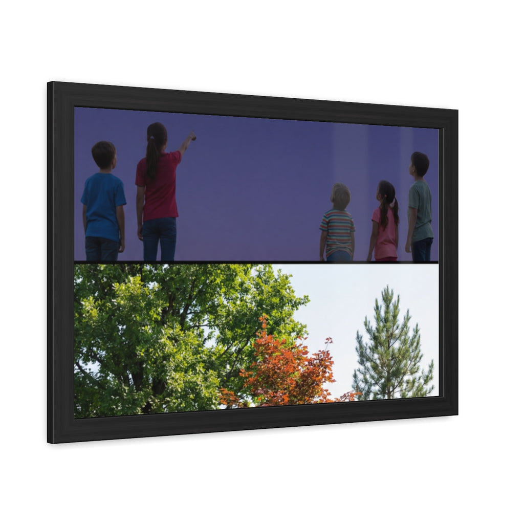 Framed Poster - Little Explorer — Landscape