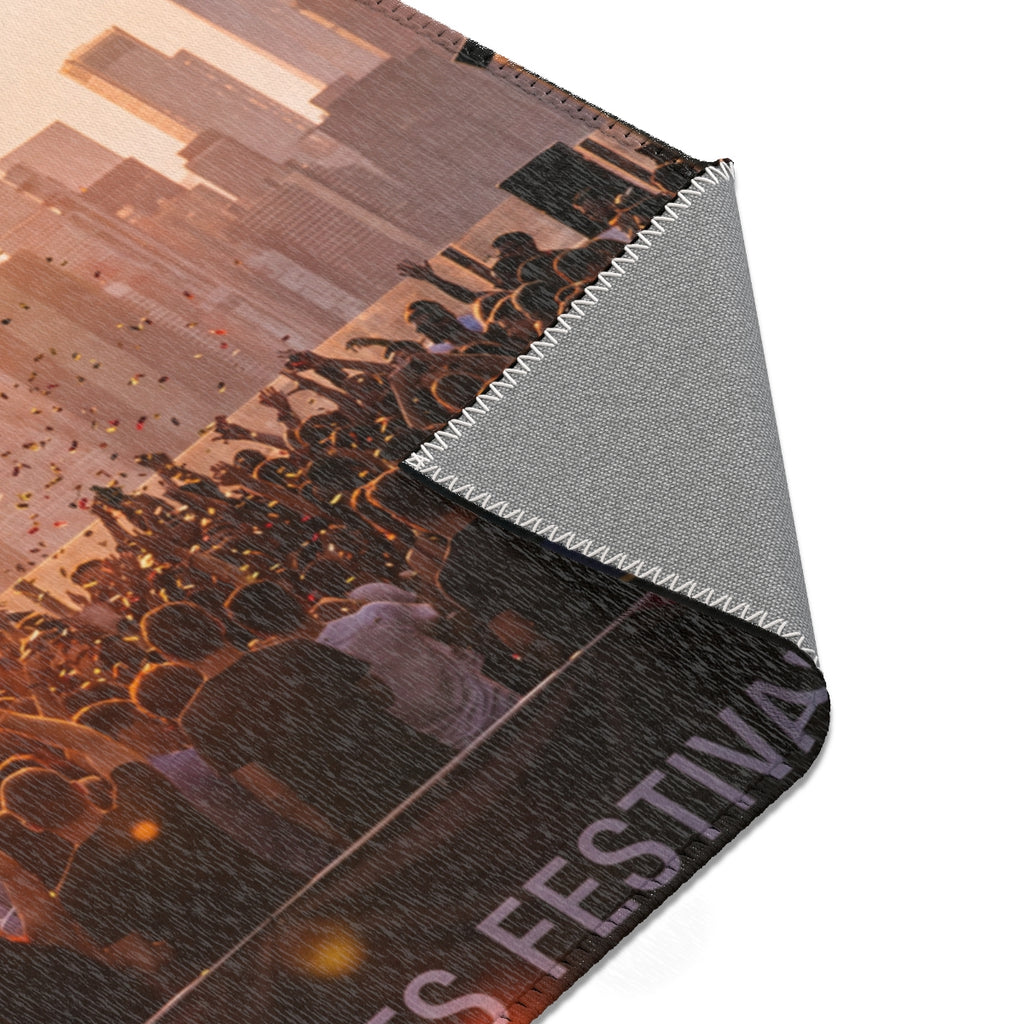 Area Rug - City Lights Festival | Echovira Gallery