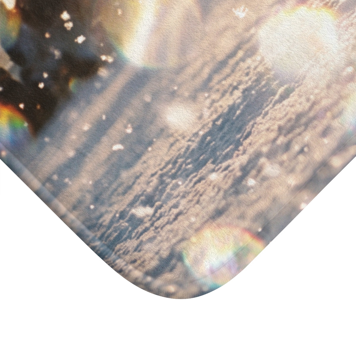 Golden Hour Crowd Celebration Bath Mat