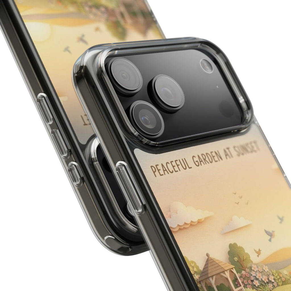 Clear Impact-Resistant Cases - Clear Phone Case - Sunset......