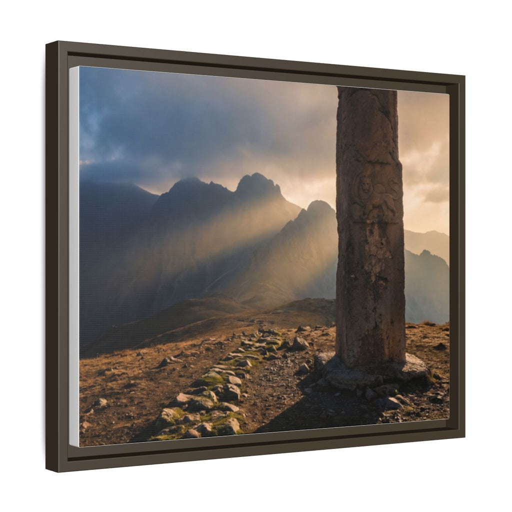 Framed Matte Canvas - Mystic Heritage — Espresso / 1.25"