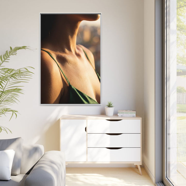 Golden Hour Matte Canvas - Framed Sunset Wall Art — White / 1.25" (8×10, 9×12, 11×14, 12×16, 10×20, 12×18, 16×20, 16×24, 18×24, 12×36, 20×24, 16×32, 20×30, 24×30, 24×32, 16×48, 24×36, 24×48, 30×40, 20×60, 32×48, 30×60 & 40×60)