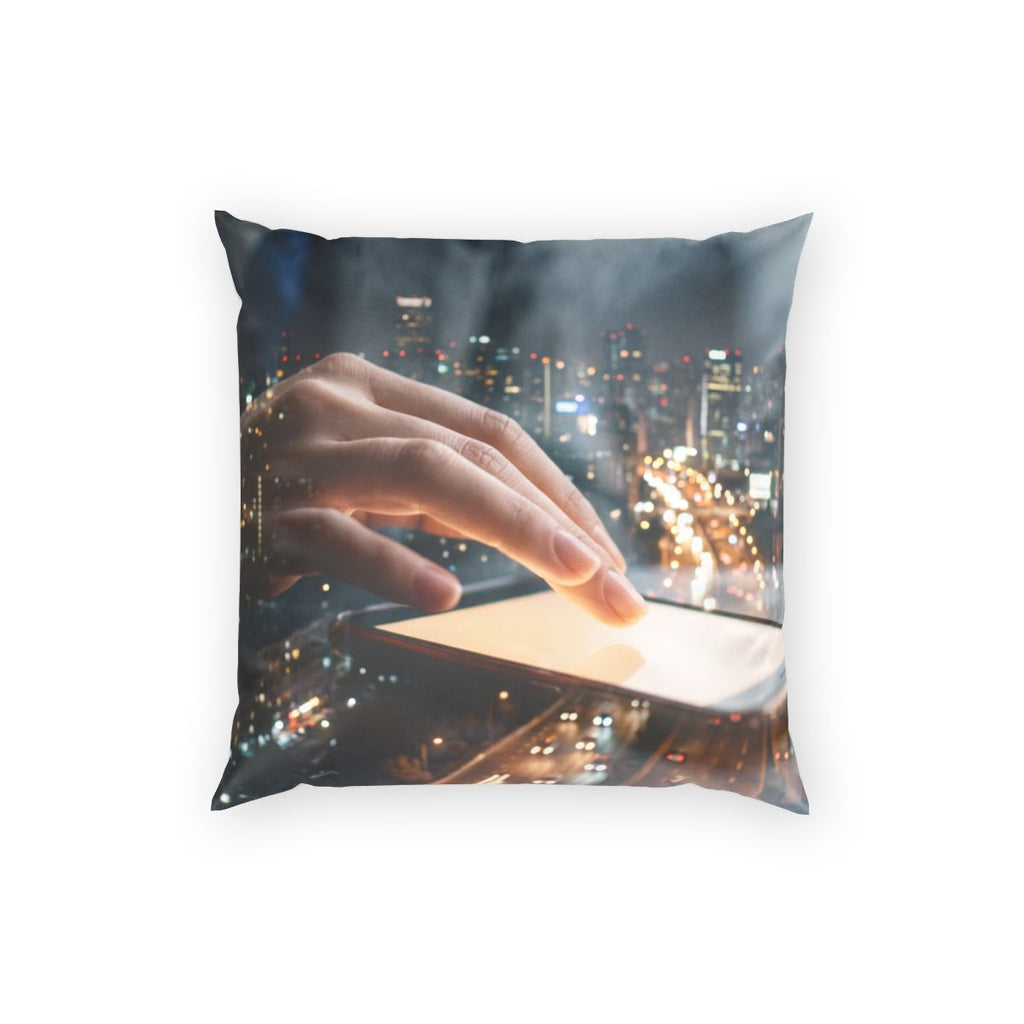 Poly Velvet Pillow - Urban Pulse Luxury | Echovira Gallery