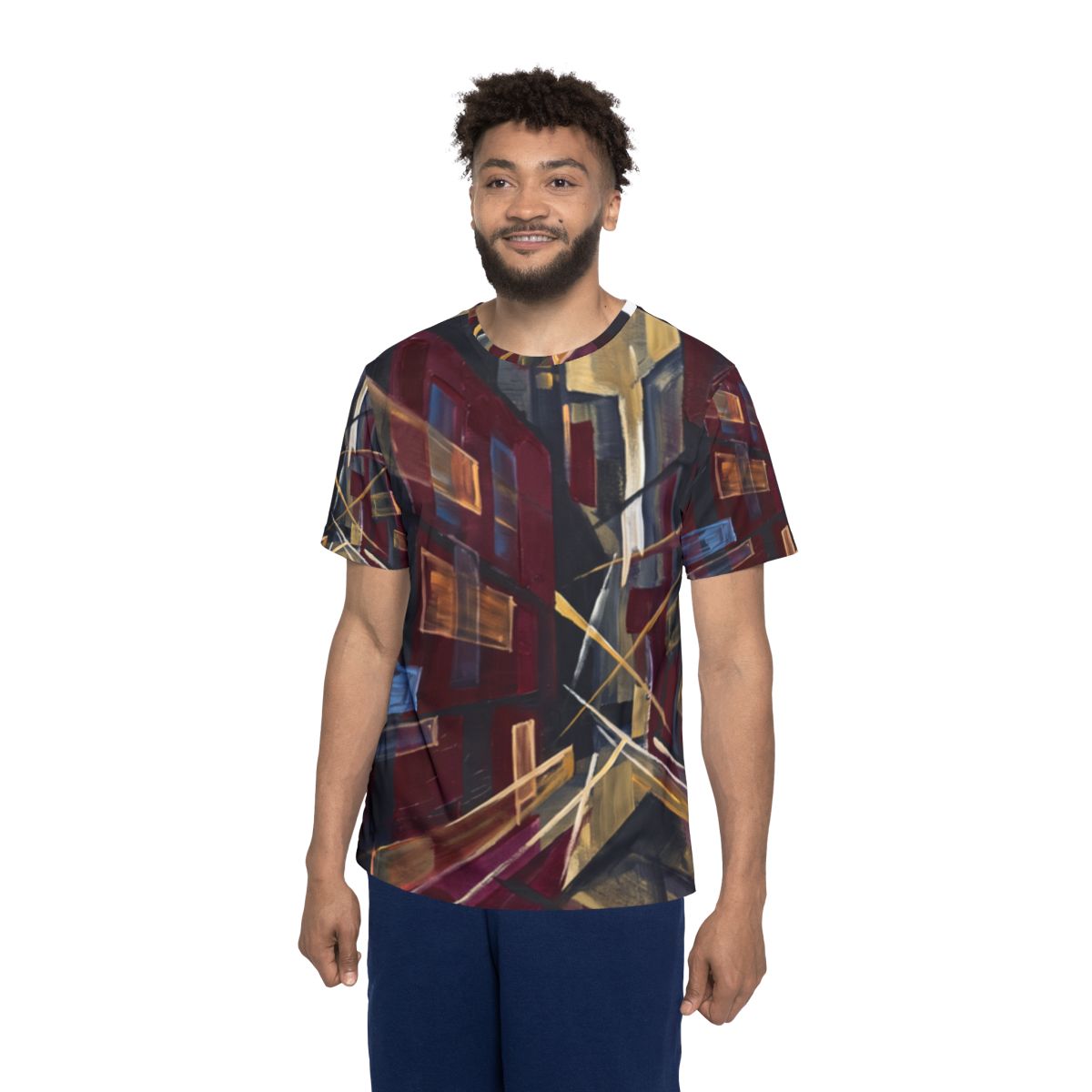 Men's Sports Jersey - Urban Speed | Echovira Gallery