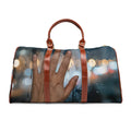 Waterproof Travel Bag with Rainy City Window Art
