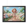 Framed Horizontal Poster - Wide Meadow — Black (14×11... |...