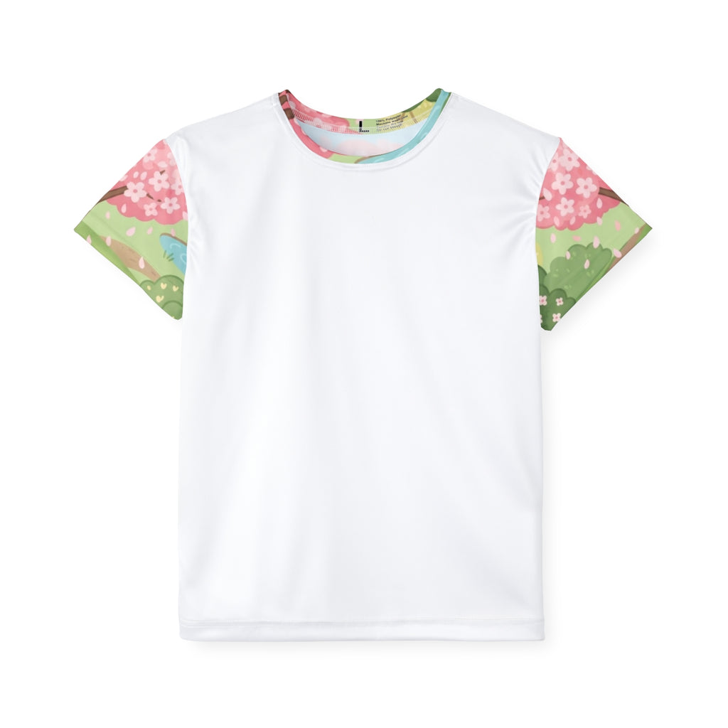 Kids Sports Jersey - Blossom Meadow | Echovira Gallery