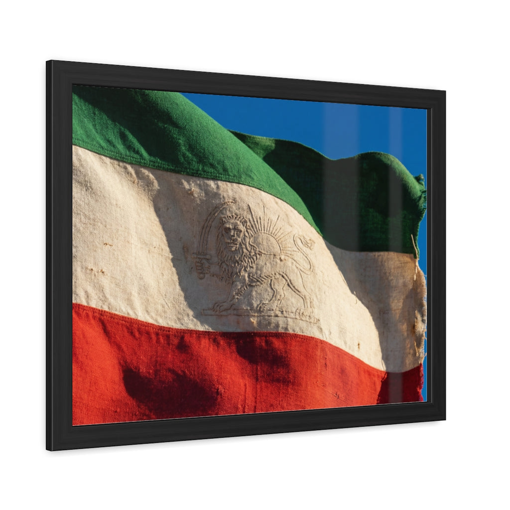 Framed Wall Art - Heritage Flag — Landscape