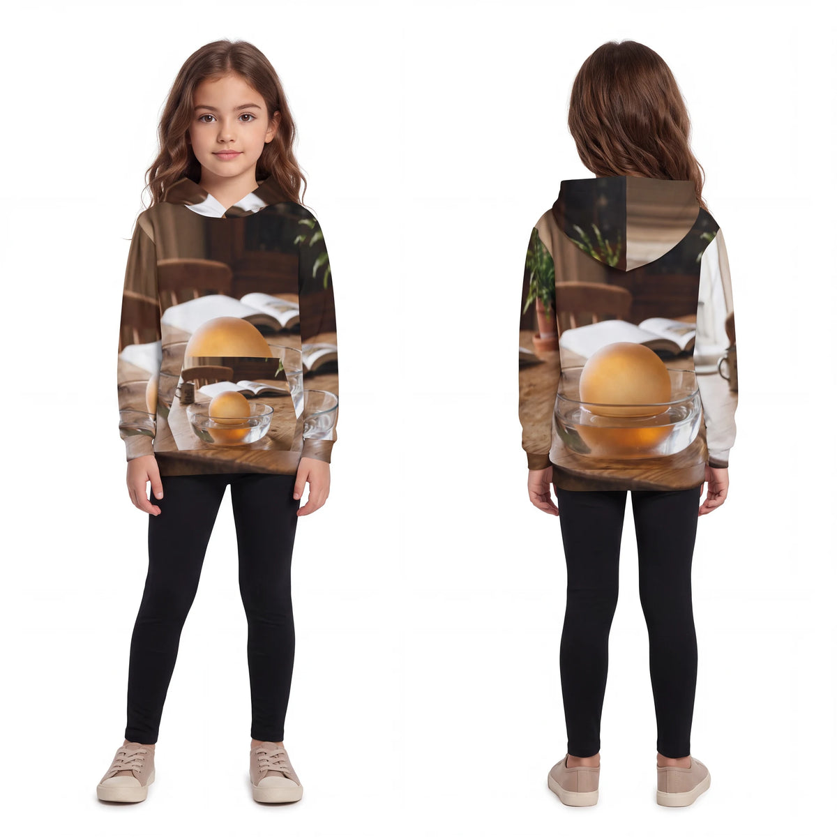 Children's Hoodie Cozy Rustic Still Life