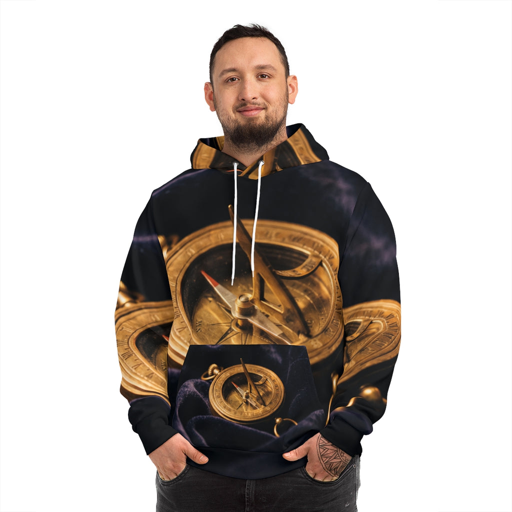 Men's Fashion Hoodie Vintage Brass Sundial