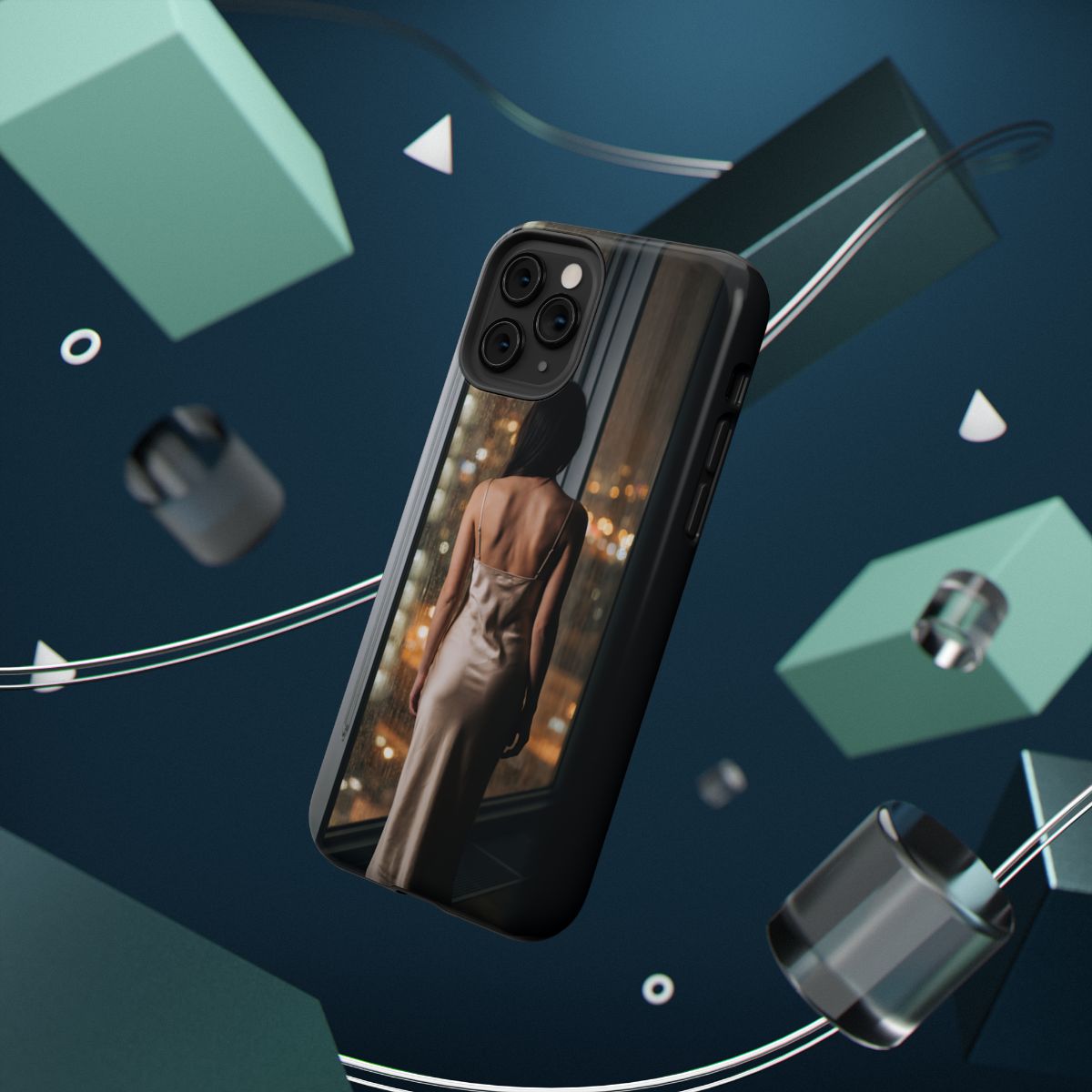 Impact-Resistant Cases - Tough Phone Case - Rainy Windows...— sizes part 1/2