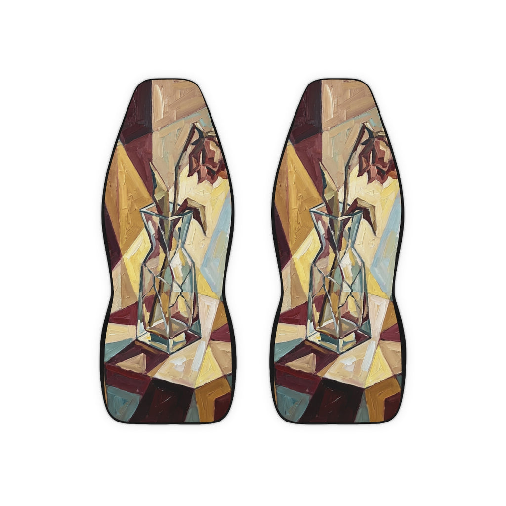 Car Seat Covers - Cubist Rose Geometric Art | Echovira...