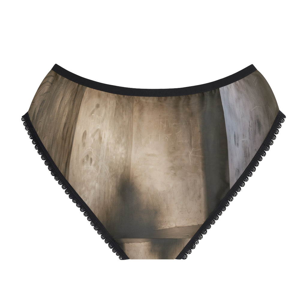 Women's Briefs - Shadows of the Citadel moody architectural...
