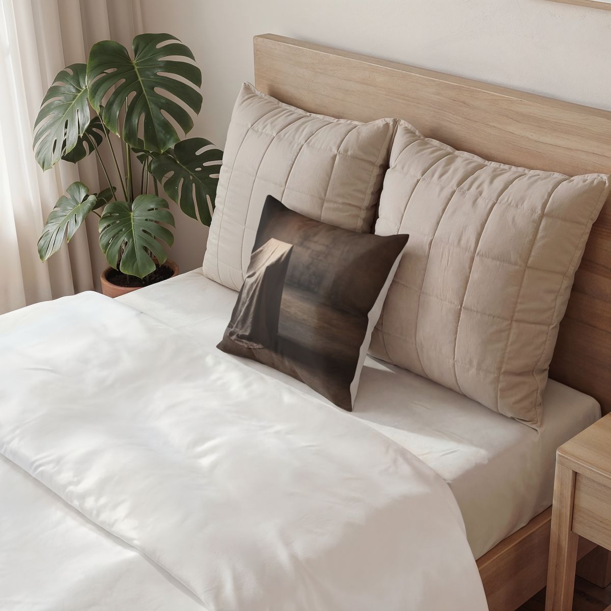 Poly Velvet Pillow - Brutalist Softness