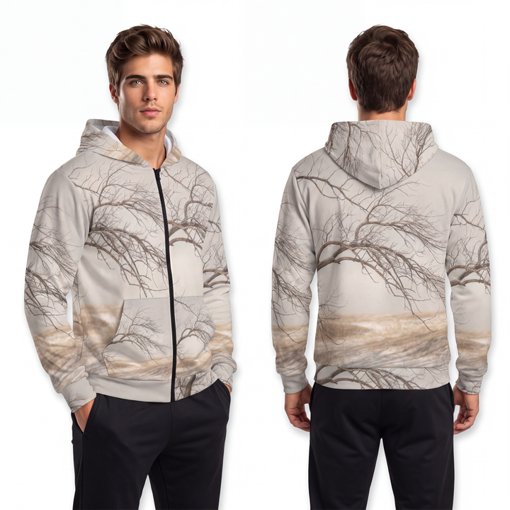 Unisex-Sweatjacke mit Kapuze, Herren - Frost Ridge Respite