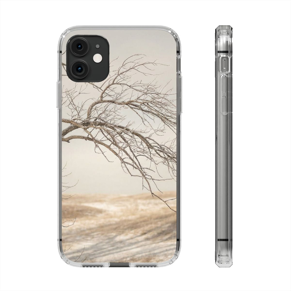 Clear Impact-Resistant Cases - Clear Phone Case - Winter...