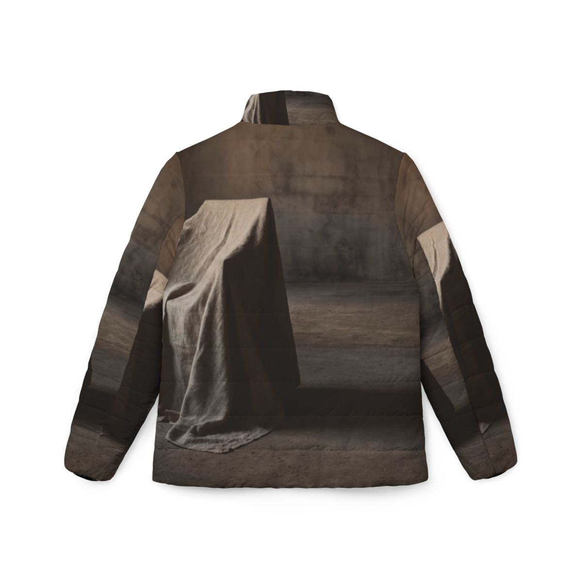 Women's Puffer Jacket - Concrete Winter
