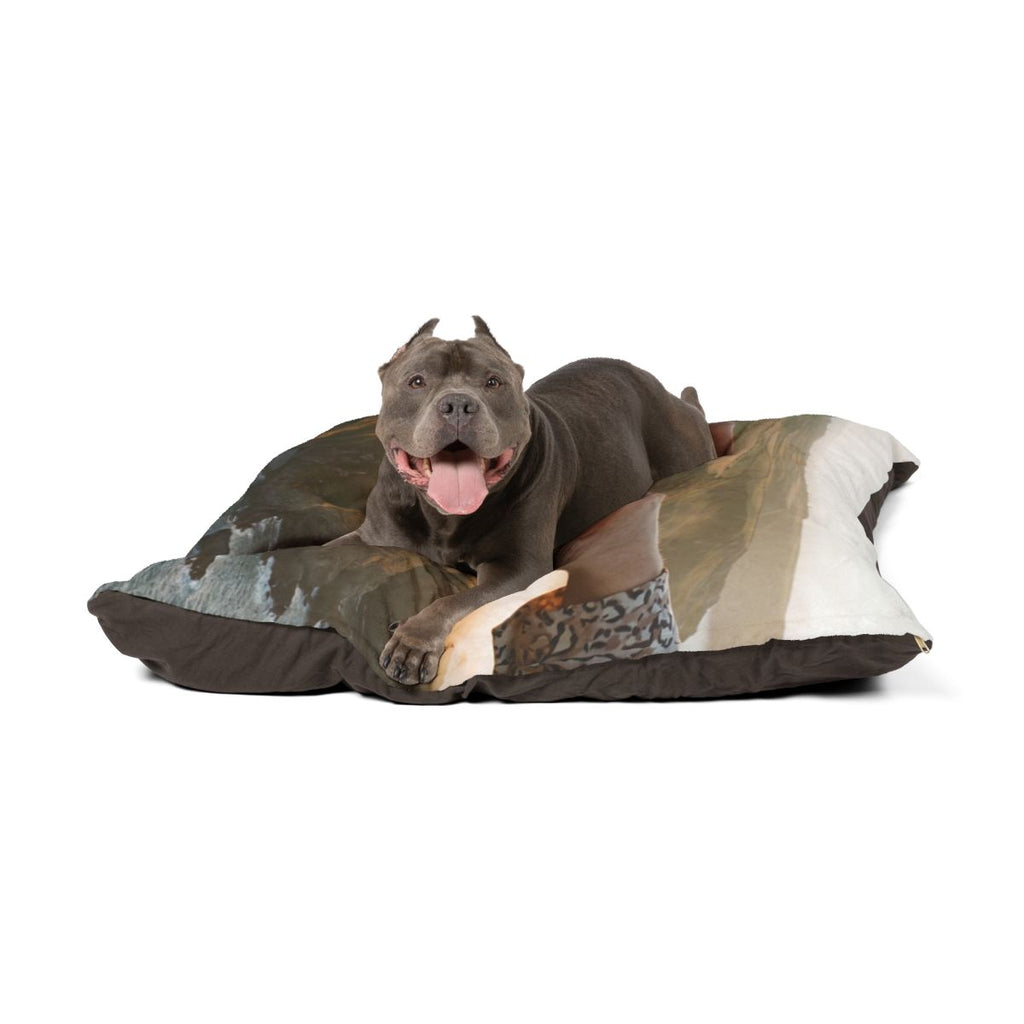 Pet Bed - The Infinite Touch | Ethereal Coastal Art |...