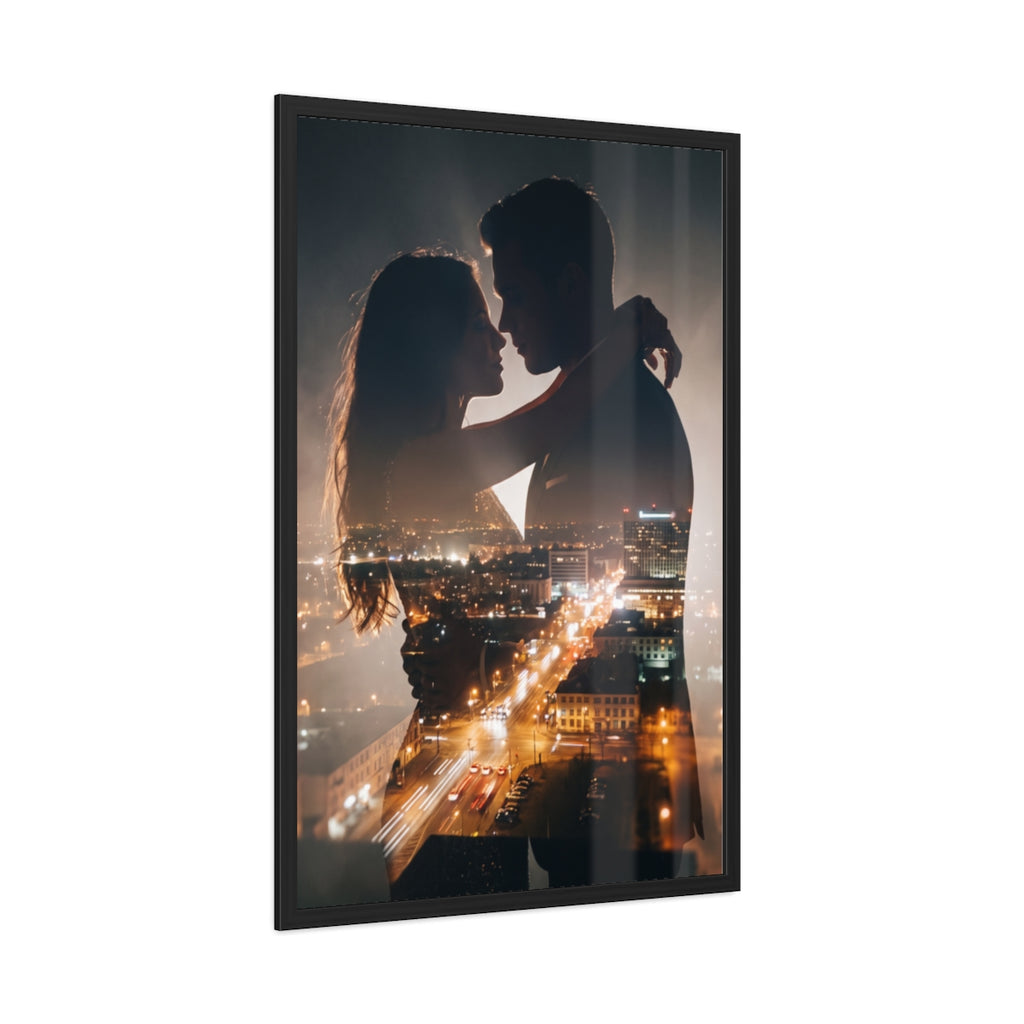 Framed Poster - Metropolitan Lovers Skyline (8×12, 9×11... |...