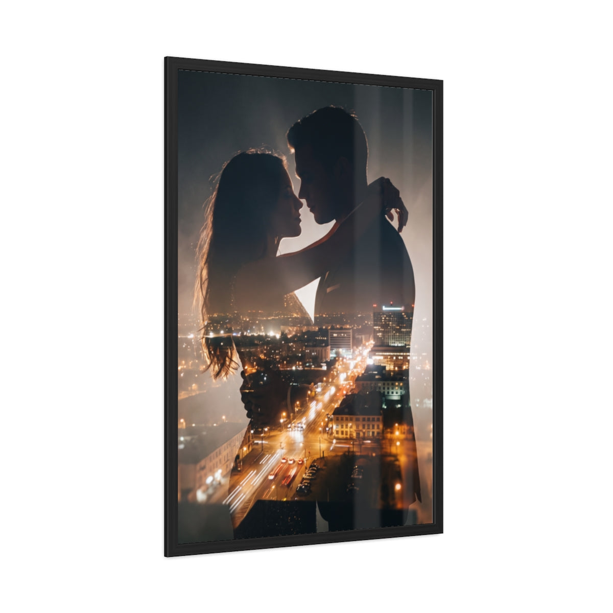 Framed Poster - Metropolitan Lovers Skyline (8×12, 9×11... |...