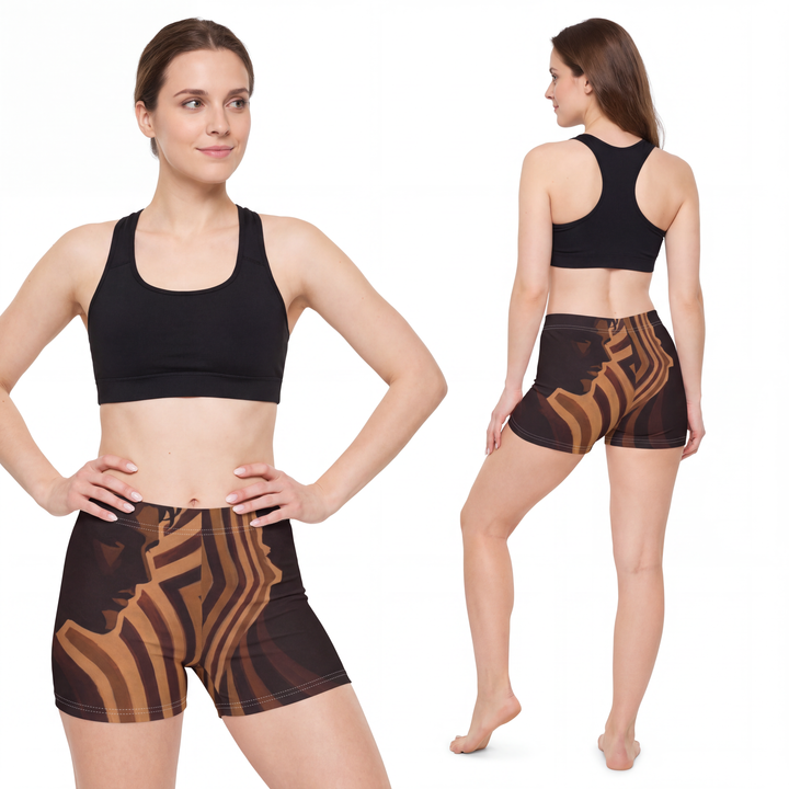 Women's Shorts - Earthy Silhouette Lounge Shorts