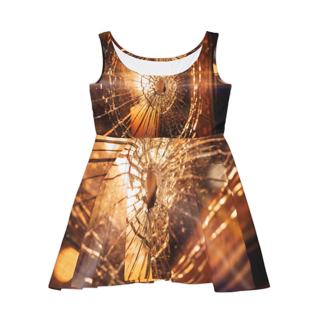 Women's Skater Dress - Shattered Edge