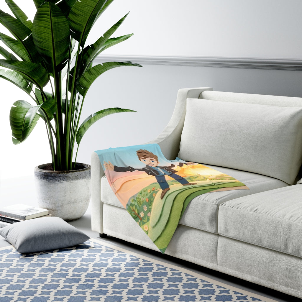 Baby Swaddle Blanket - Sunny Hills | Echovira Gallery