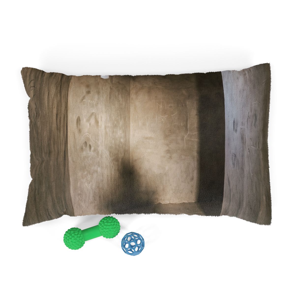 Pet Bed - Shadows of the Citadel moody architectural print |...