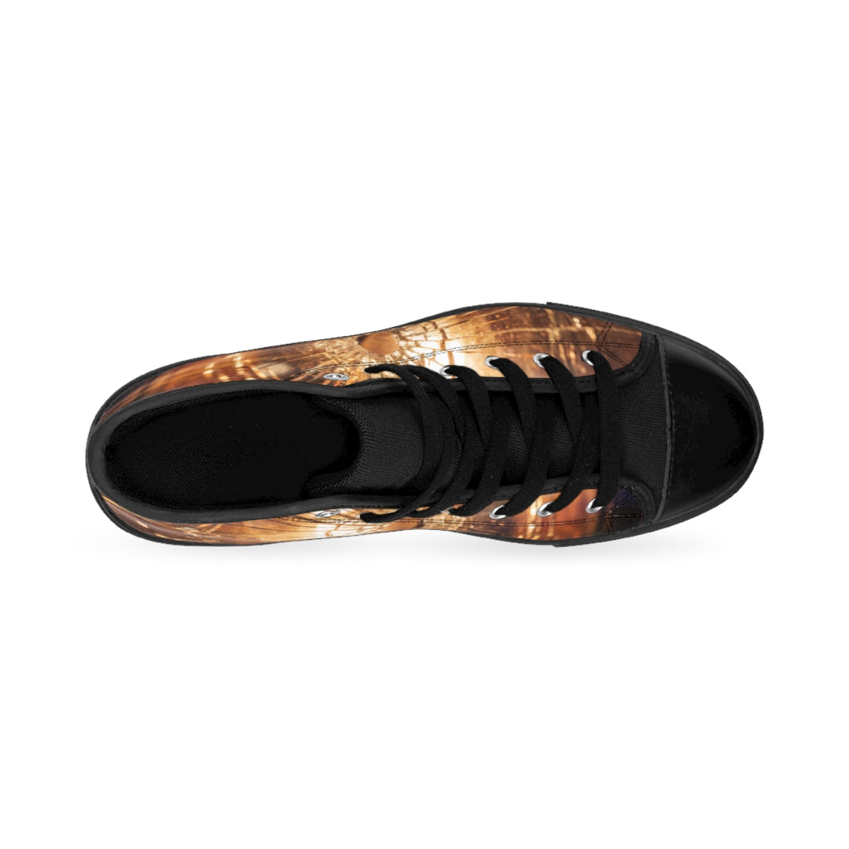 Women's Classic Sneakers - Shattered Glass Amber Glow Moody...