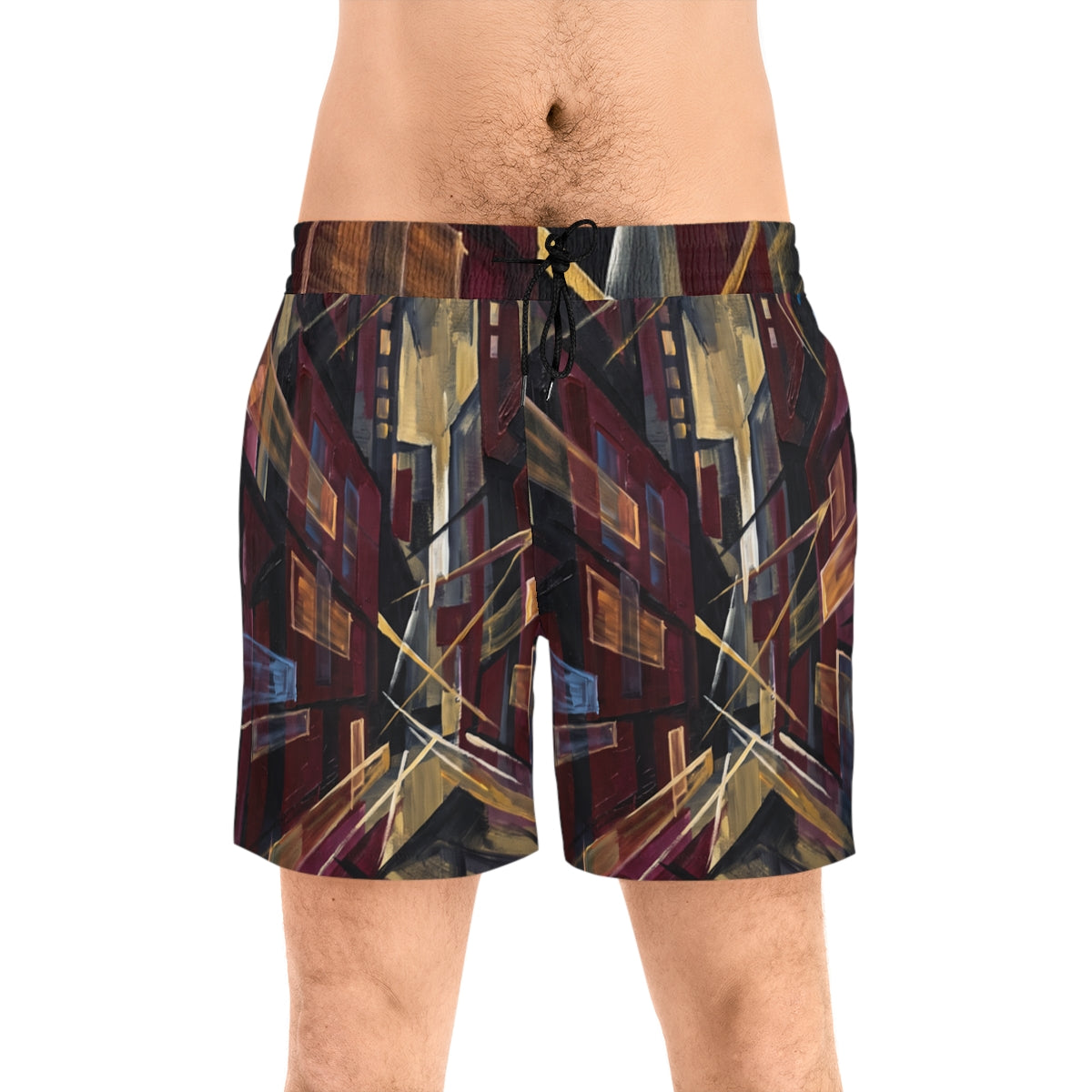 Men's Mid-Length Swim Shorts - Urban Tide | Echovira Gallery
