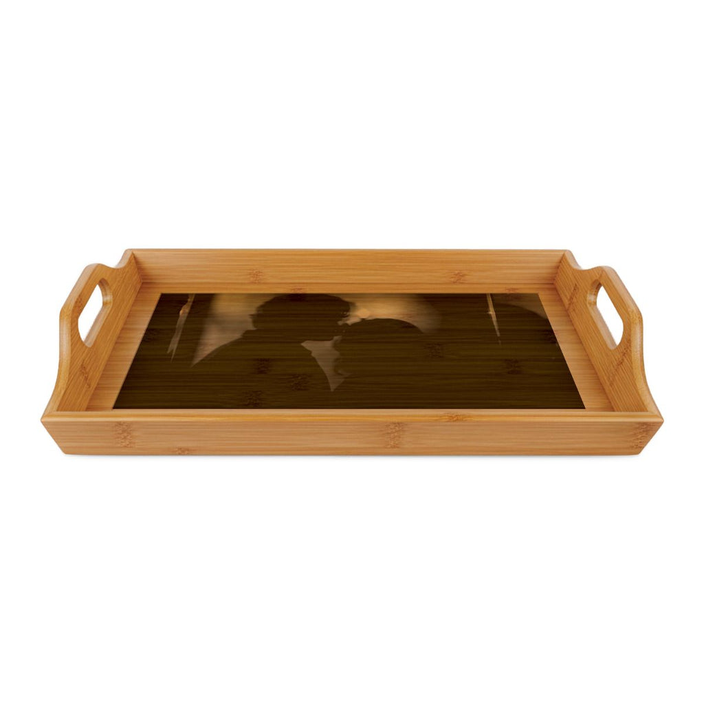 Midnight Reflection Engraved Tray - Cozy Hostess Gift |...