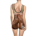 Women's Vintage Swimsuit - Golden Rays of Unity Wall Art |...