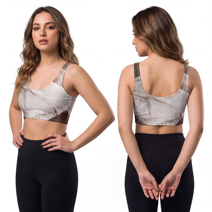Sports Bra - Quiet Linen Athletic Support