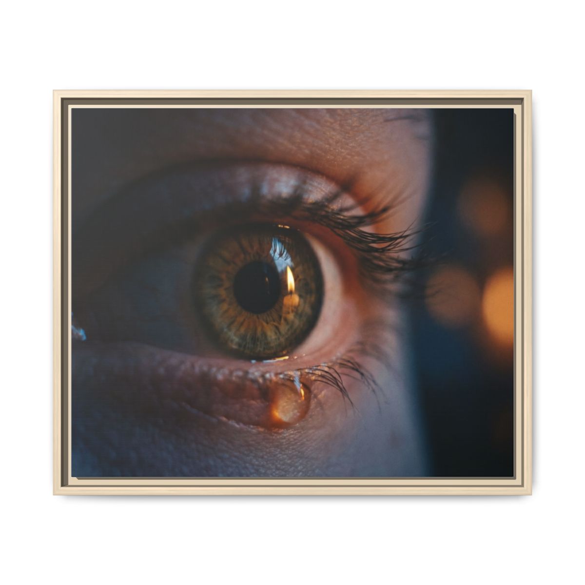 Framed Matte Canvas - Mystic Eye — Natural / 1.25"