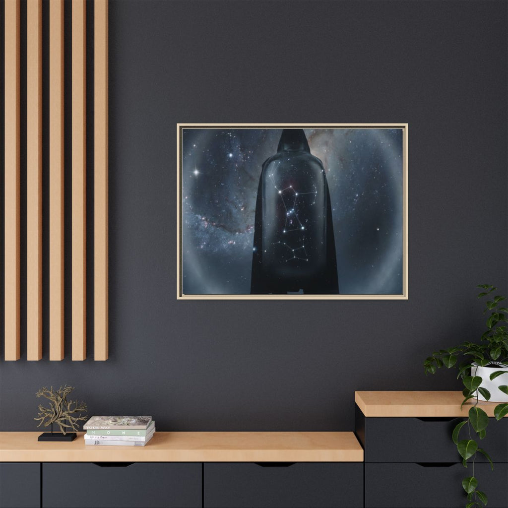 Framed Matte Canvas - Cosmic Sentinel — Natural / 1.25"... |...