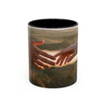 Accent Coffee Mug - The Infinite Touch | Ethereal Coastal......