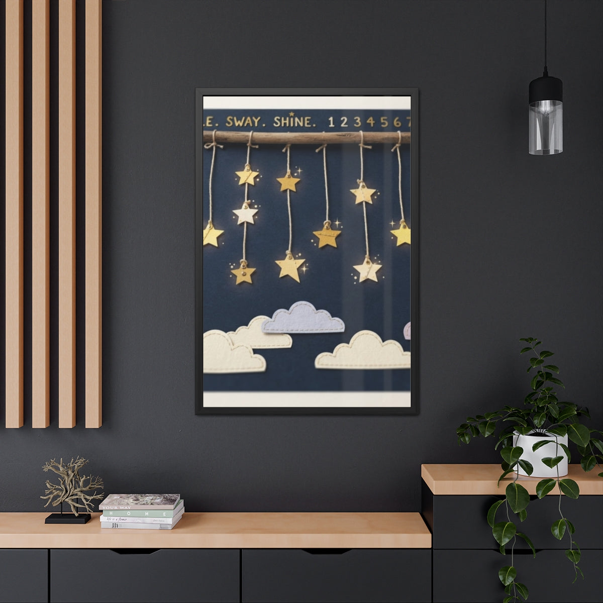 Framed Poster - Twinkle Star Mobile — Portrait (8×12, 9×11...