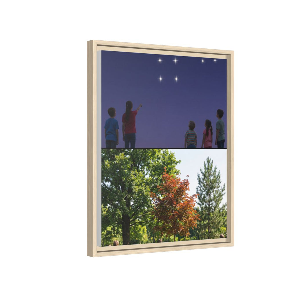 Framed Matte Canvas - Discovery — Natural / 1.25"