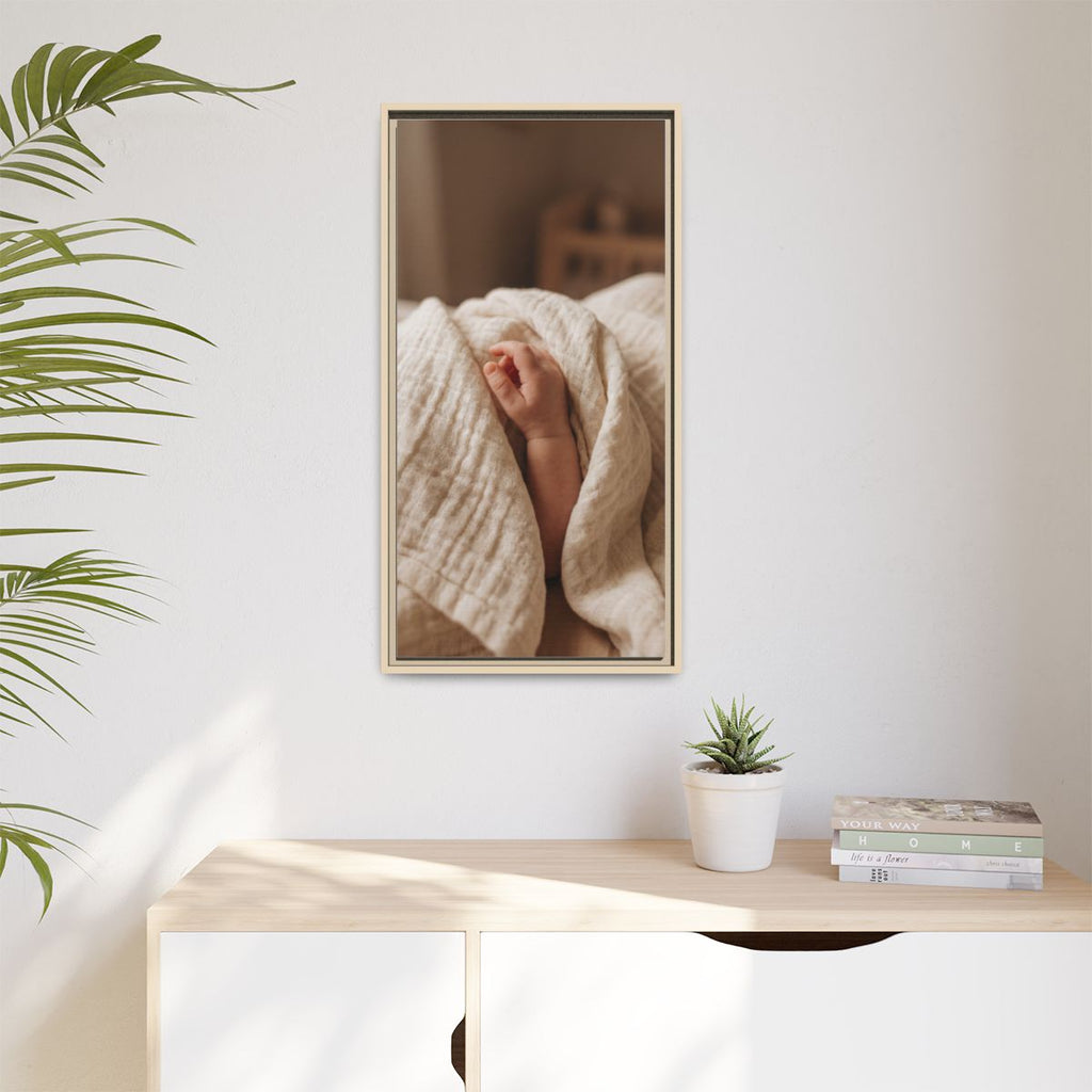 Matte Canvas, Framed - Neutral Nursery