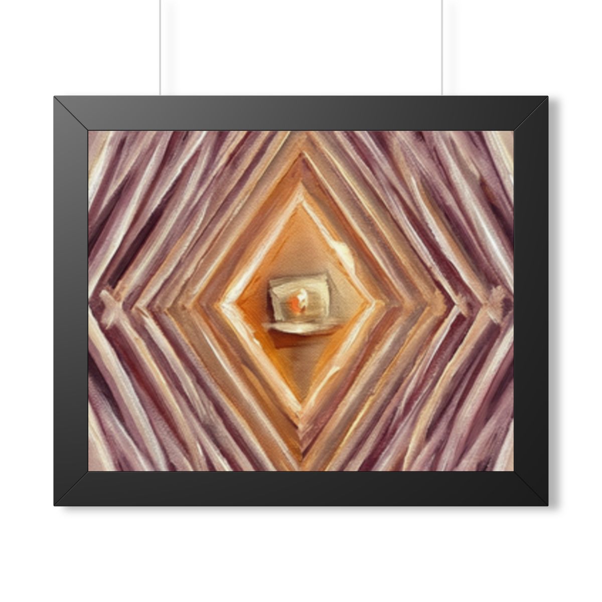 Framed Horizontal Poster - Infinite Arch — Black (14×11... |...