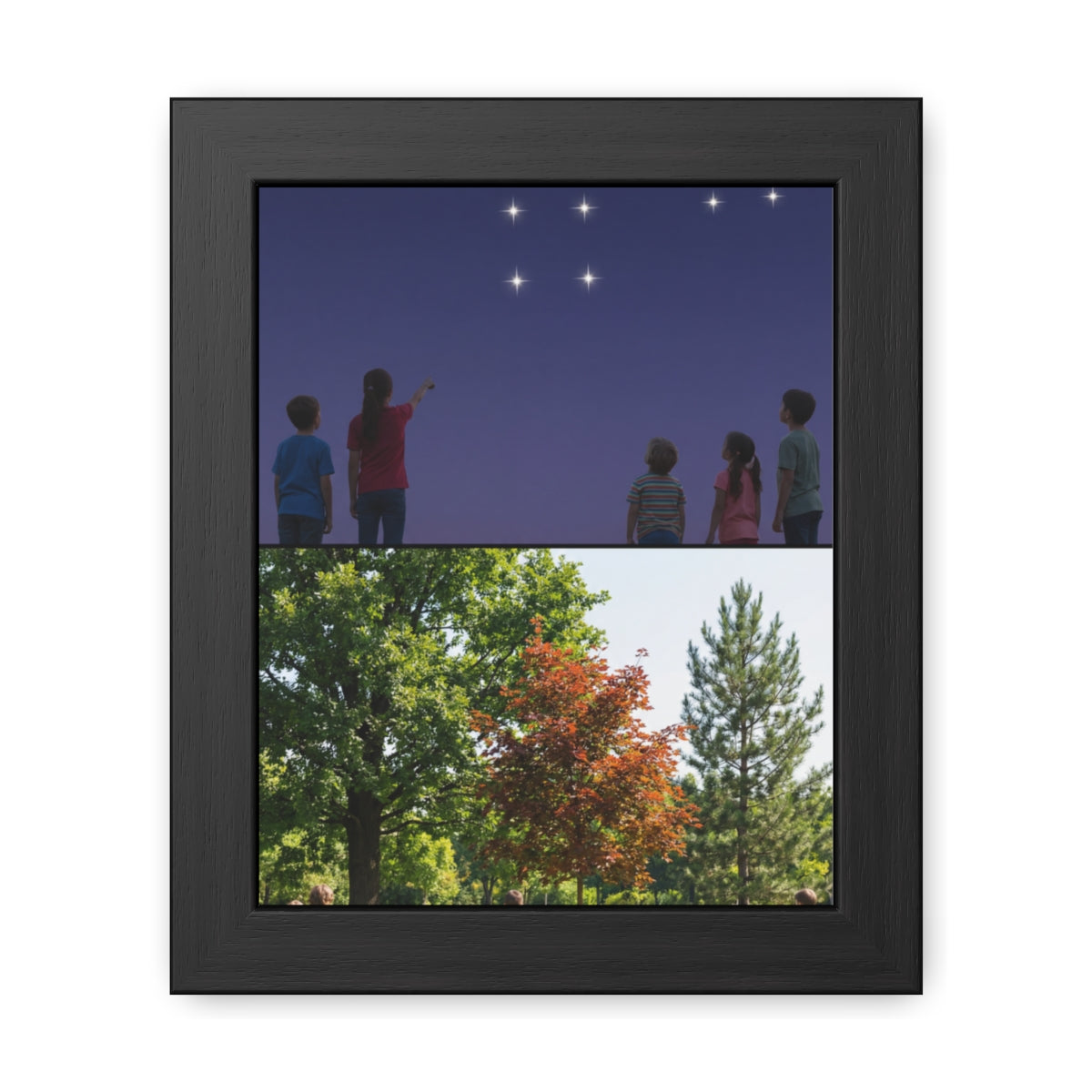 Framed Poster - Little Explorer — Portrait
